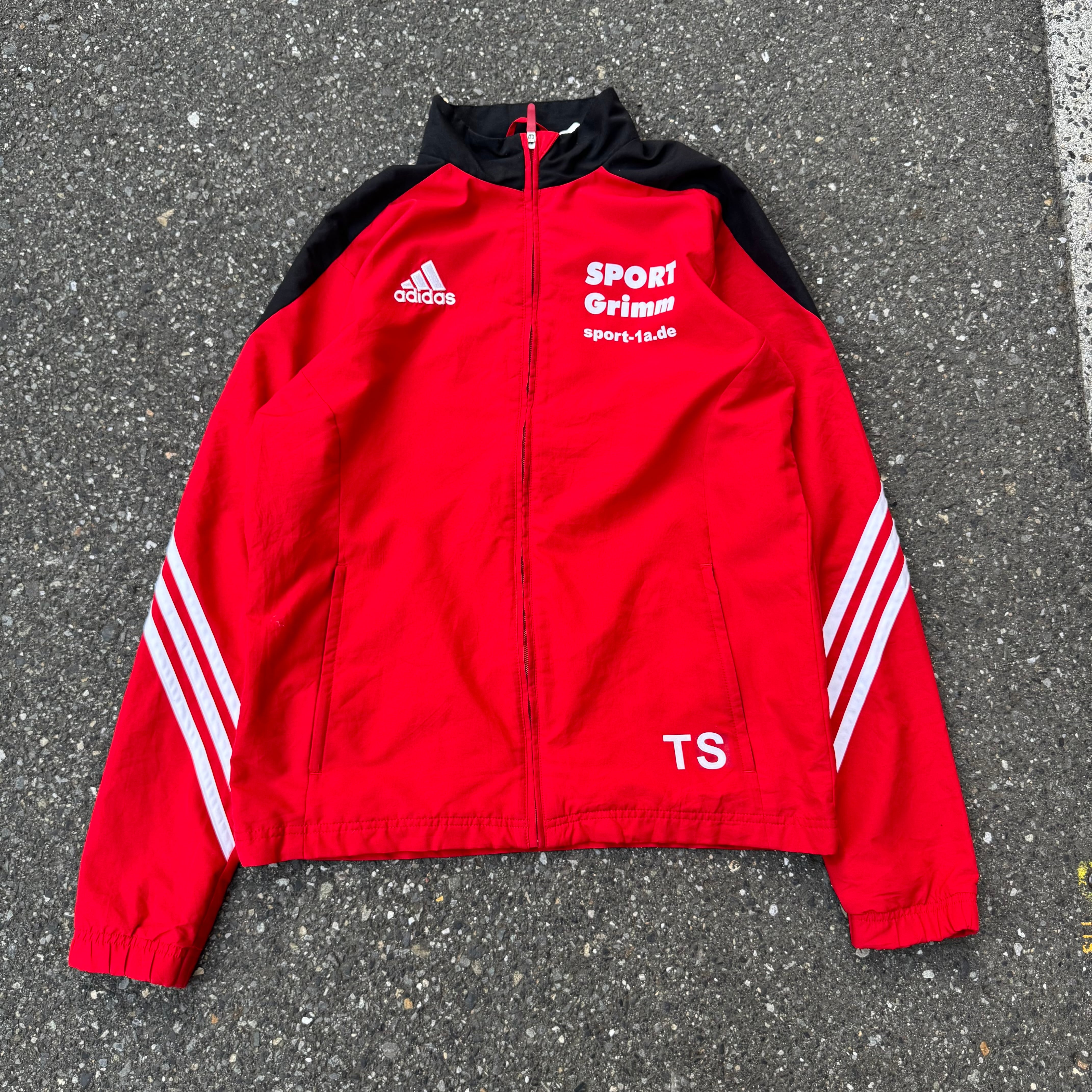 adidas 企業ロゴプリント 刺繍ナイロンジャケット AKB | 古着屋PENNY