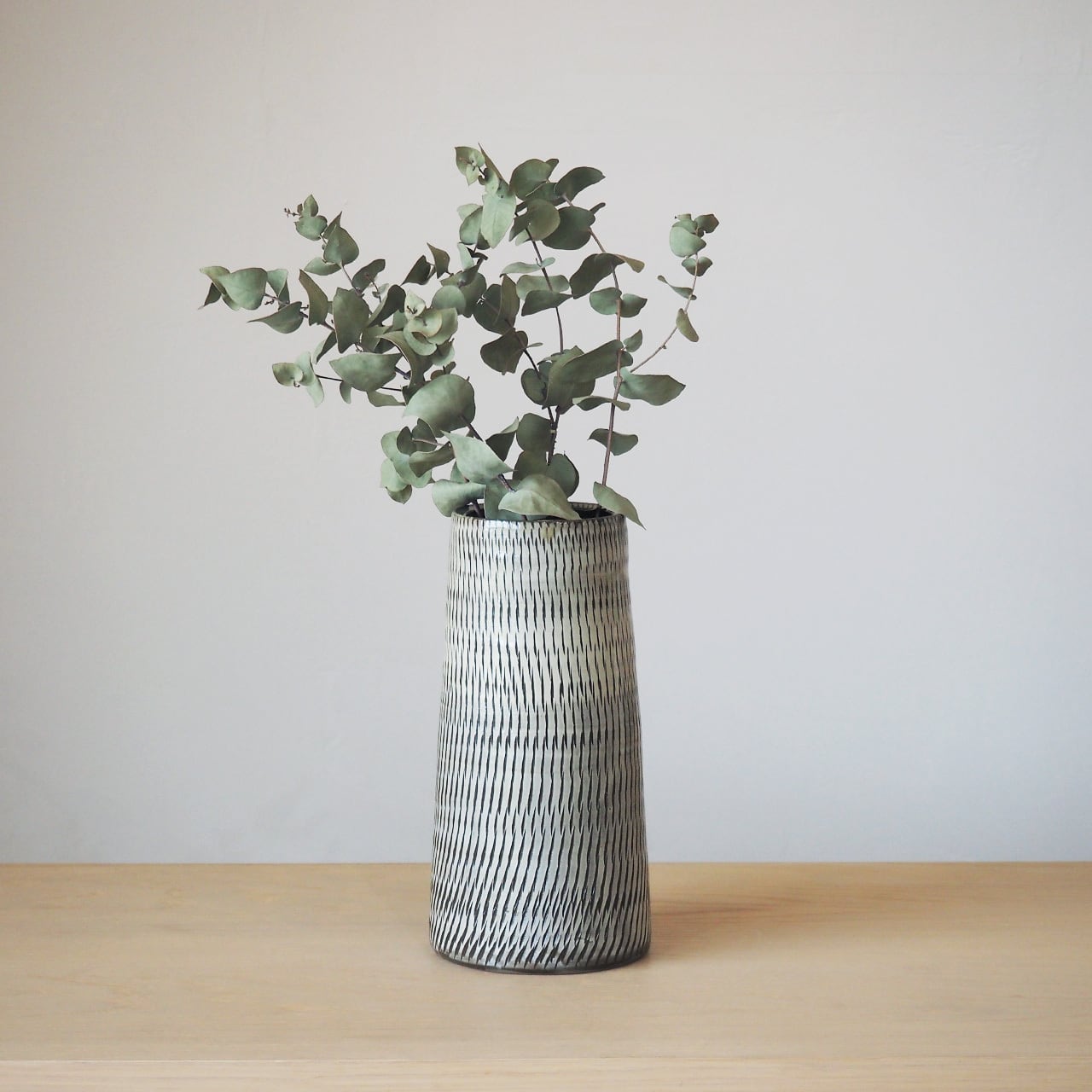 小鹿田焼 坂本浩二窯 8寸筒型花瓶 | マルクトスコレー