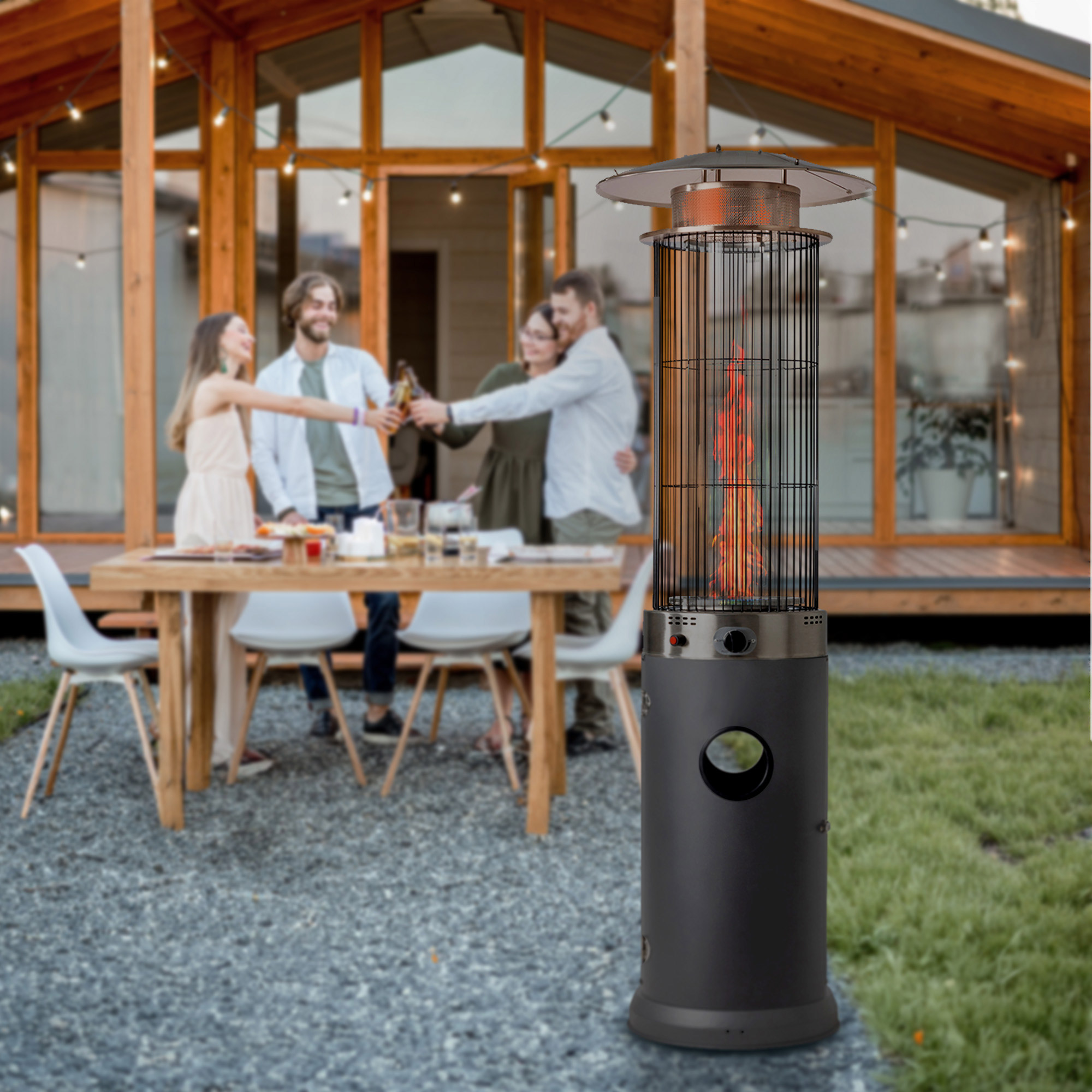 Fire Sense Spiral Flame Patio Heater | Costco