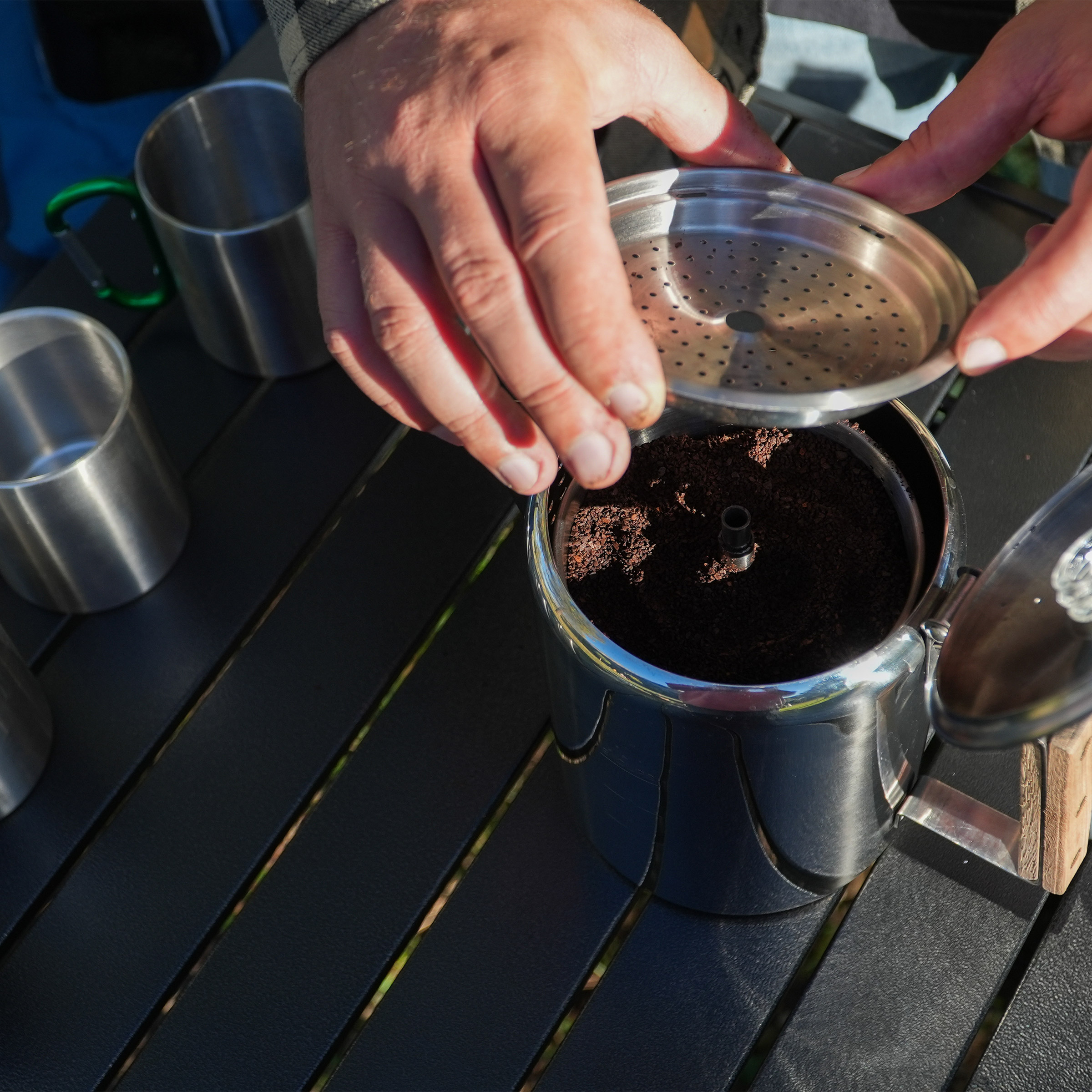 Alpine Mountain Gear 5-piece Stainless Steel Coffee Set | Costco