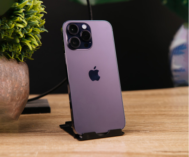 ᐈ б/у iPhone 14 Pro Max 256GB Dual SIM Deep Purple (MQ8A3) купить
