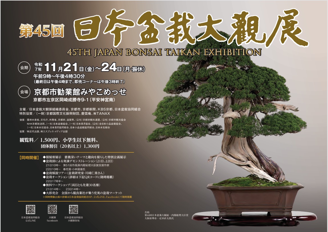 日本盆栽大観展 ｜ 日本盆栽協同組合