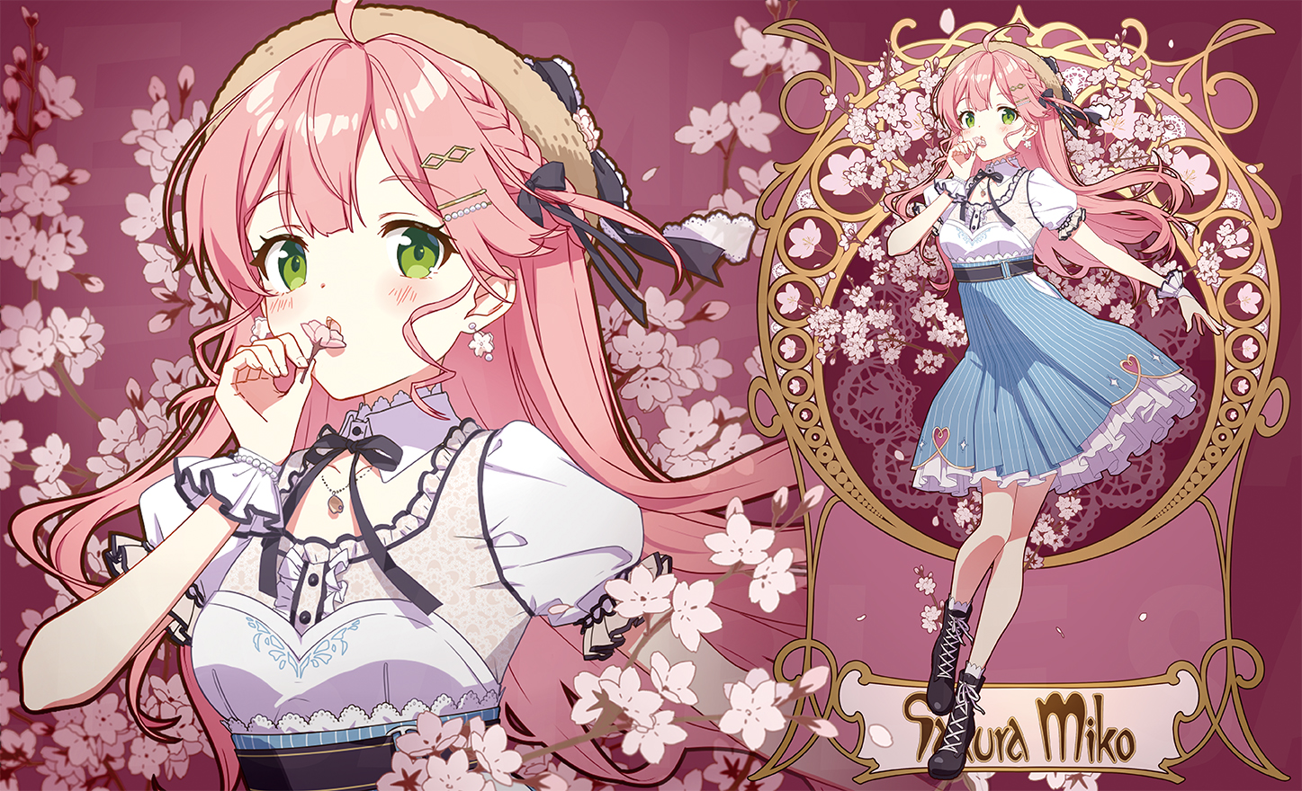 混沌の女神様 ホロライブ ハーフプレイマット スリーブ 泥棒建設 混沌