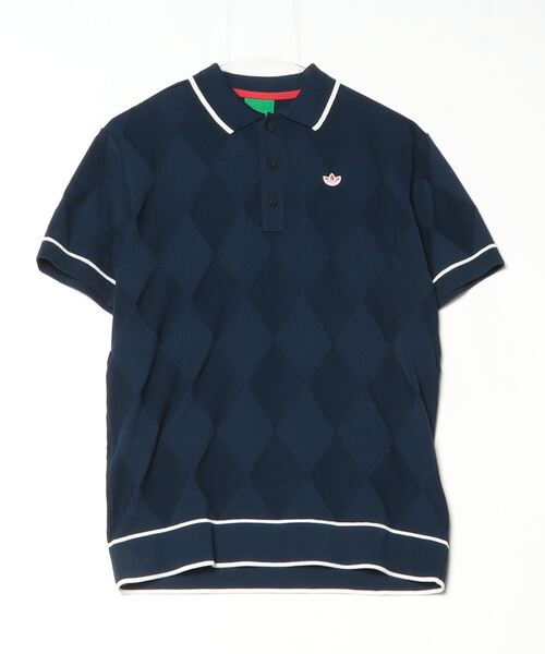 セール】オリジナルスゴルフ アーガイルニット 半袖ポロ【adidas Golf