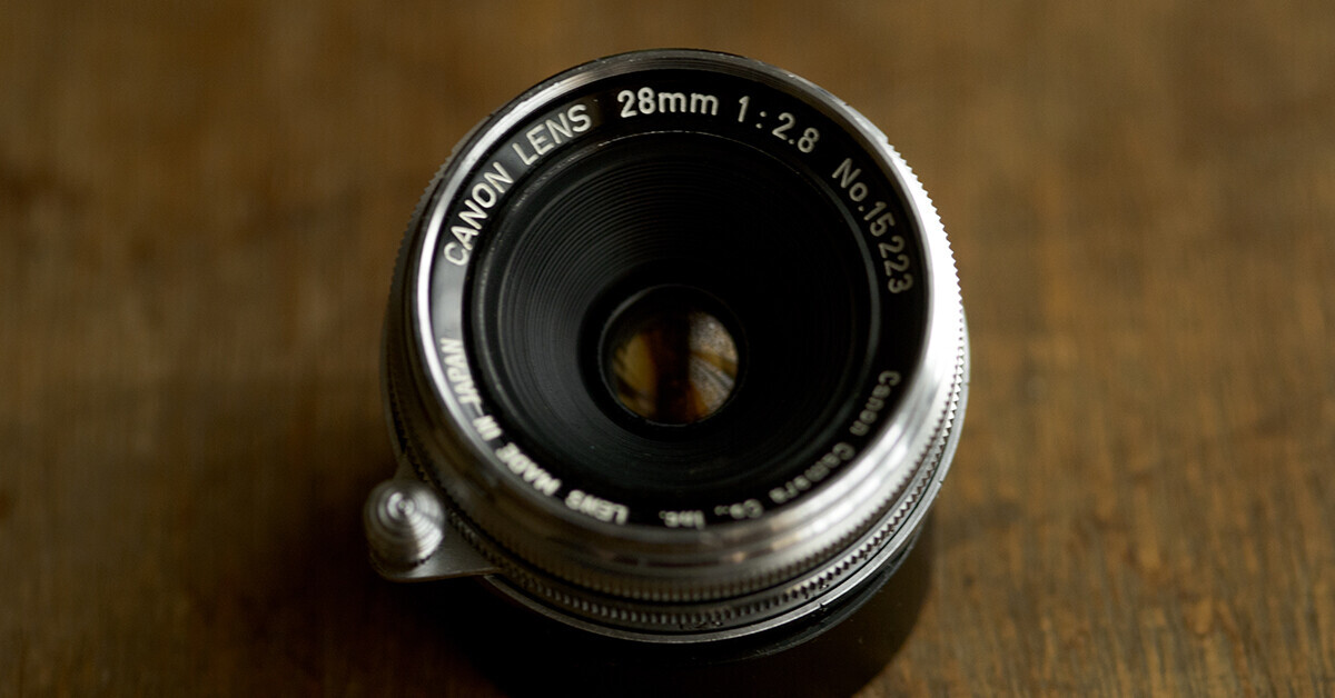CANON LENS 28mm f2.8 Lマウント - カメラが欲しい、レンズが欲しい