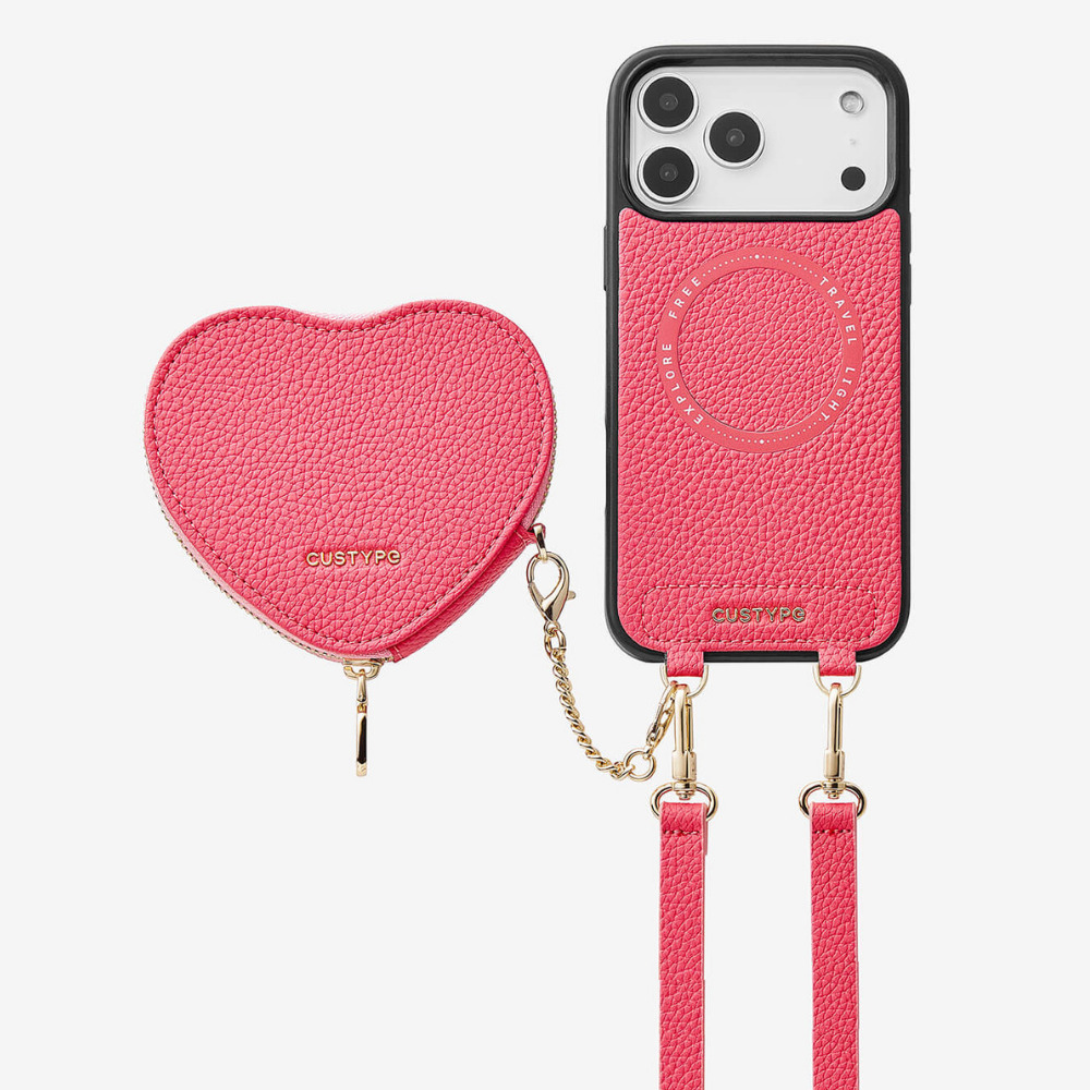 Custype】iPhone17 ケース＆ハートウォレット 関税送料込 (iPhone