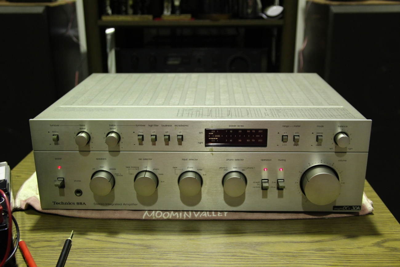 テクニクス 88A（SU-8088）プリメインアンプ 点検修理 - 音遊び