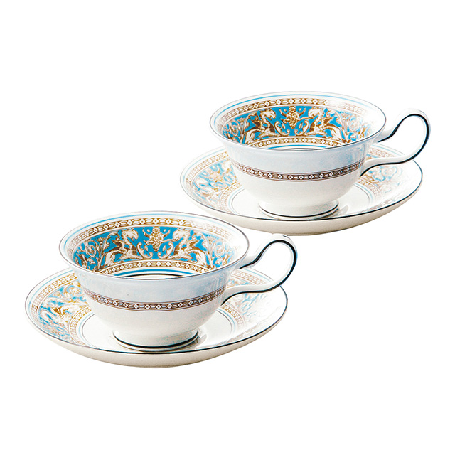 ウェッジウッド[WEDGWOOD]のフローレンティーン ターコイズ ペアティー