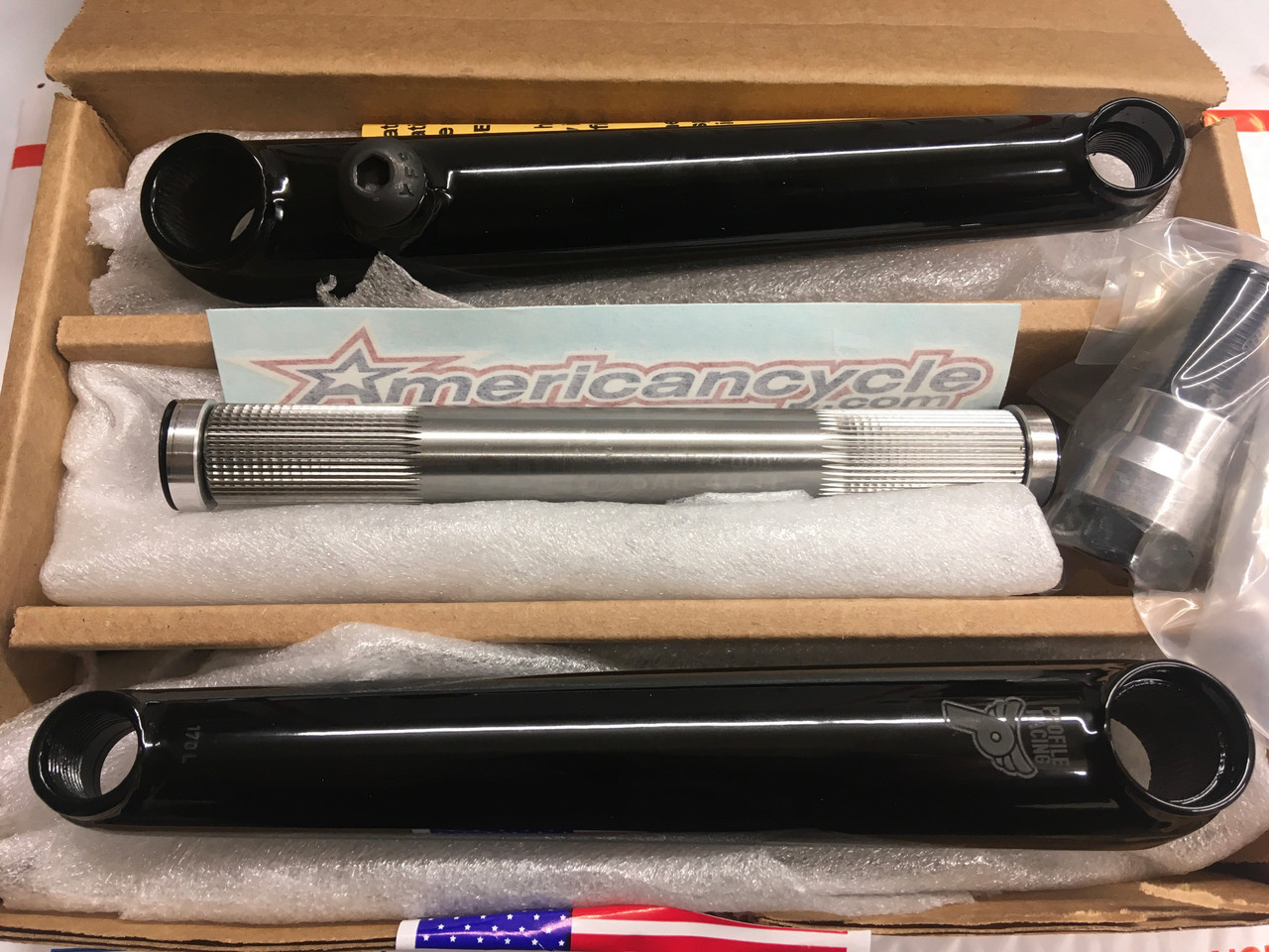 Profile Racing Cranks with new light GDH Spindle Americancycle.com