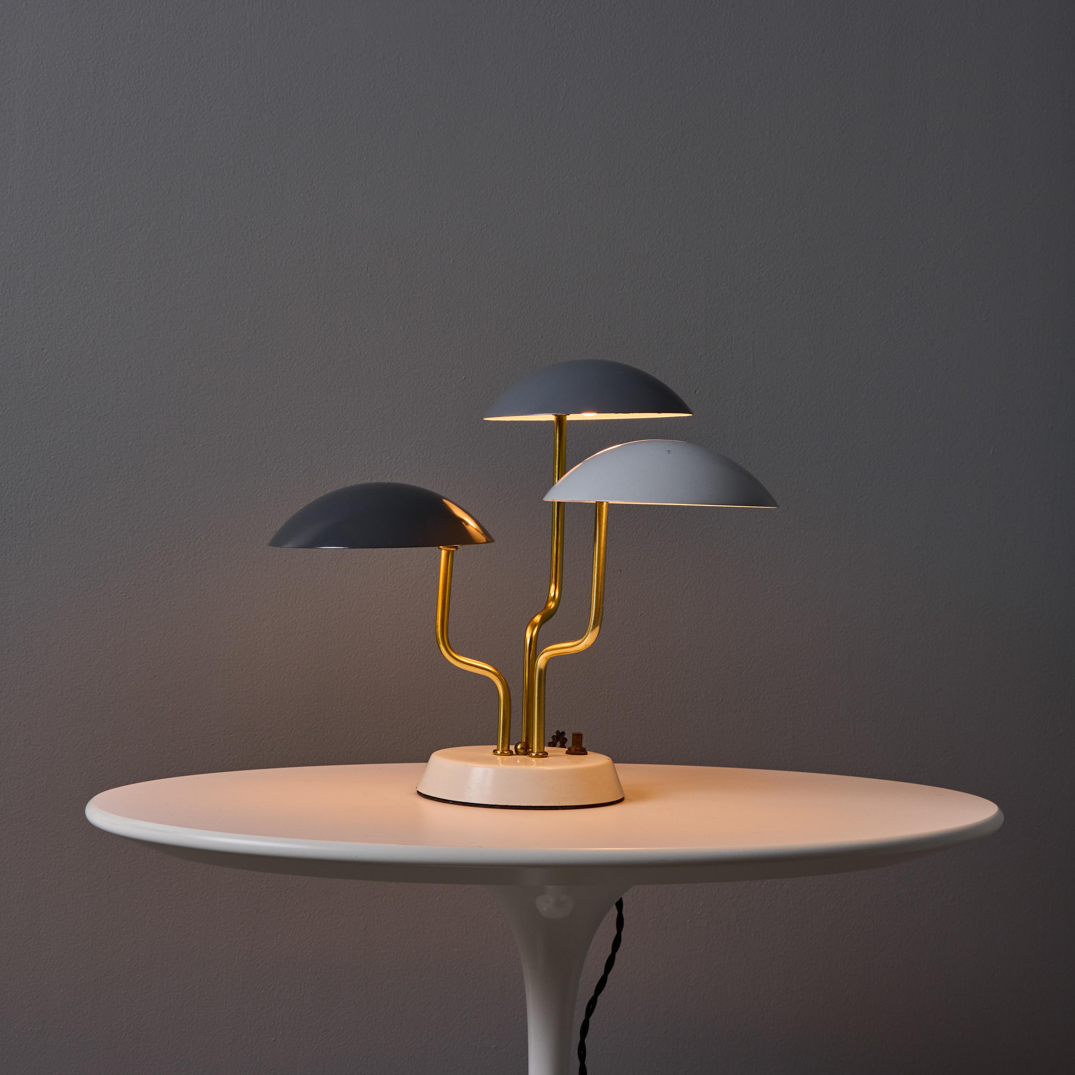 1950s Gino Sarfatti Tricolore Grey Table Lamp for Arteluce | Chairish