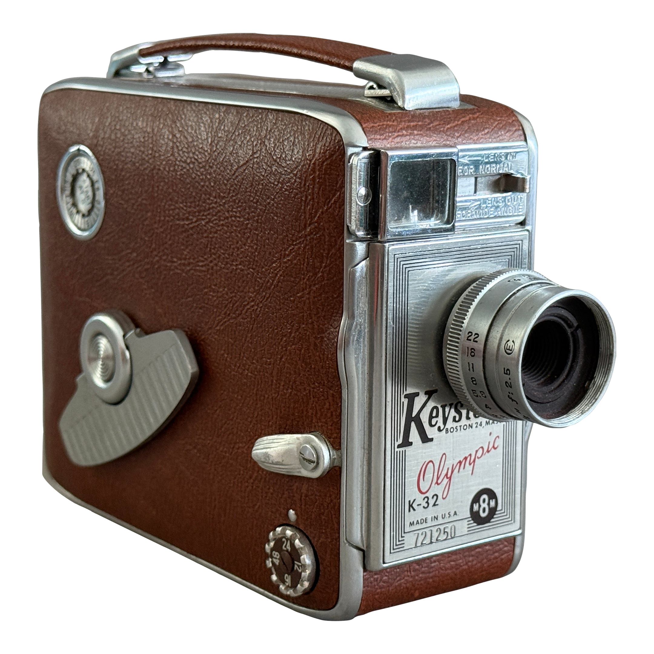 Keystone 8mm Movie Camera Vintage Model Olympic K-32 | Chairish