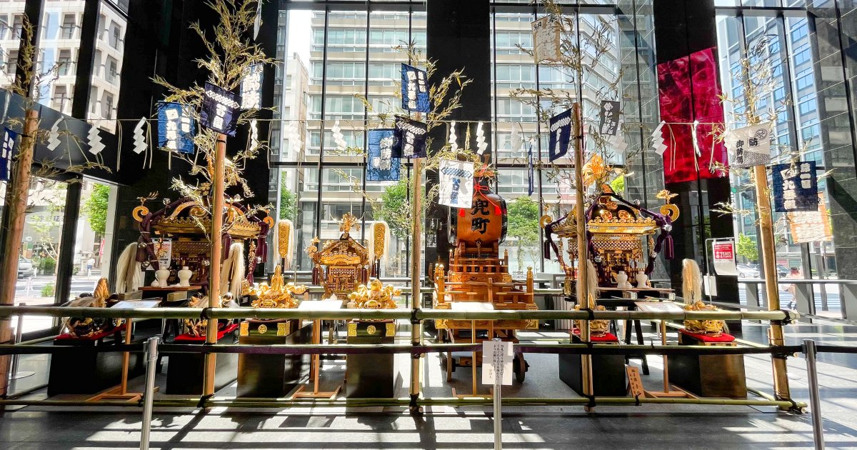 KABUTO ONEに神輿が展示!フォトギャラリー｜告知・お知らせ｜中央区民