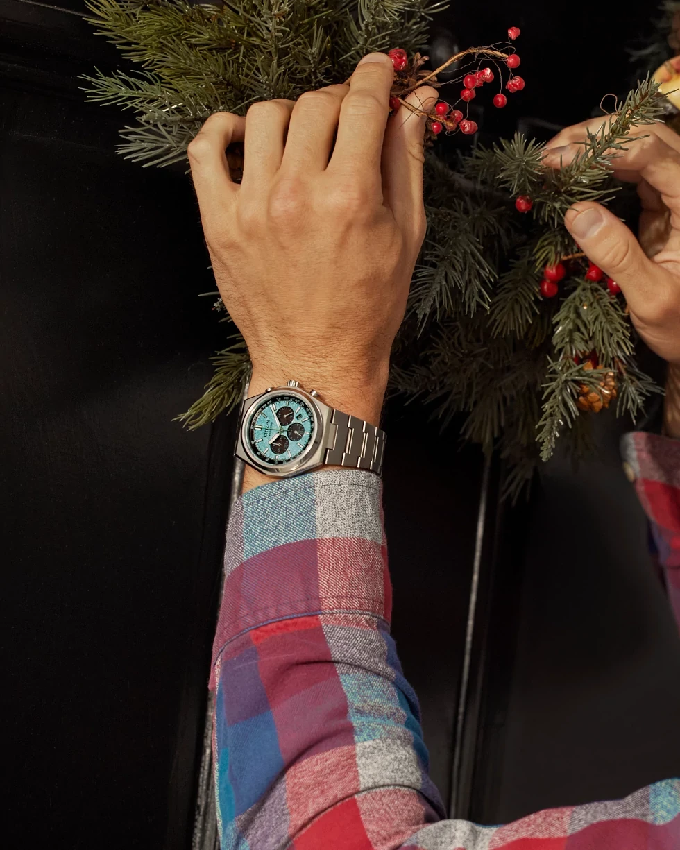 Zenshin Chrono Dial Super Titanium Bracelet CA4610-85M | CITIZEN