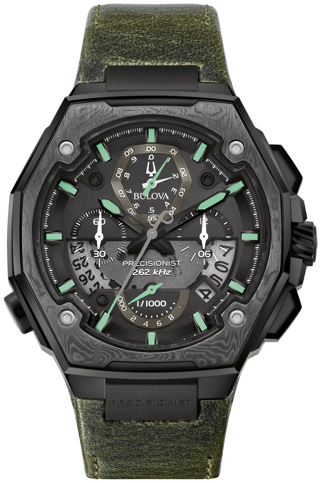 Black Dial Leather Strap Series X SE 98B355 | Bulova