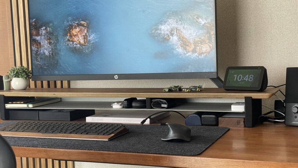 Grovemade デスクシェルフ レビュー｜デスクをアップグレードして