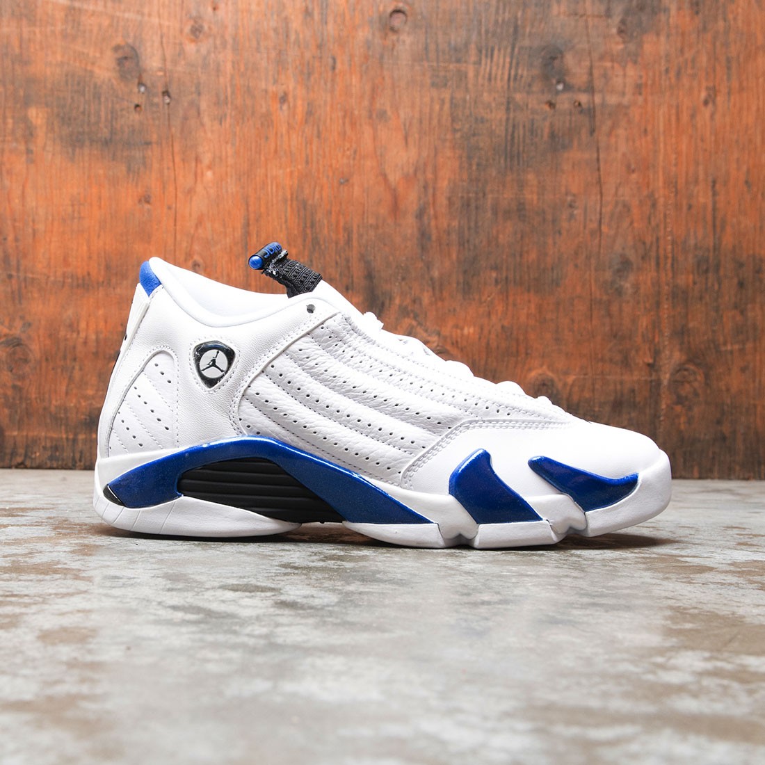 jordan big kids air jordan 14 retro white black hyper royal