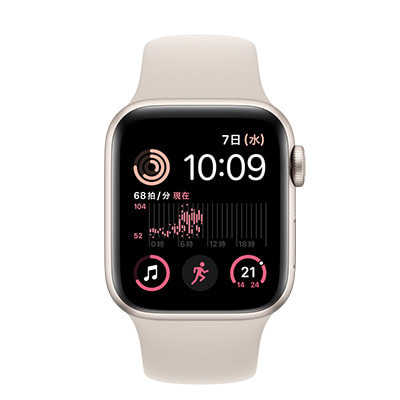 第2世代】Apple Watch SE 40mm GPSモデル MXEF3J/A A2722【スター