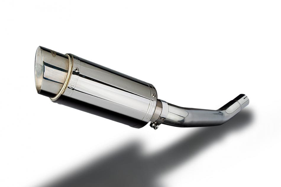 Slip-On 8-inch Round Carbon Fiber Muffler for ZX-6R Ninja