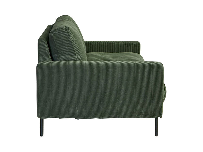 プルート 2.5人掛けソファ オリーブグリーン 《大型商品》