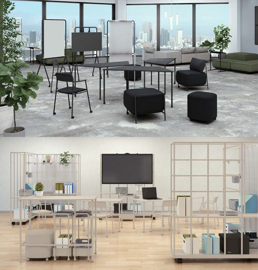 コクヨ ミーティングテーブル エニーテーブル(AnyTable) 4本キャスター