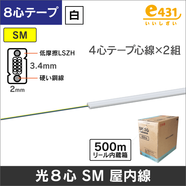 インドアケーブル<光ファイバーケーブルの通販（e431 ネットで簡単いい