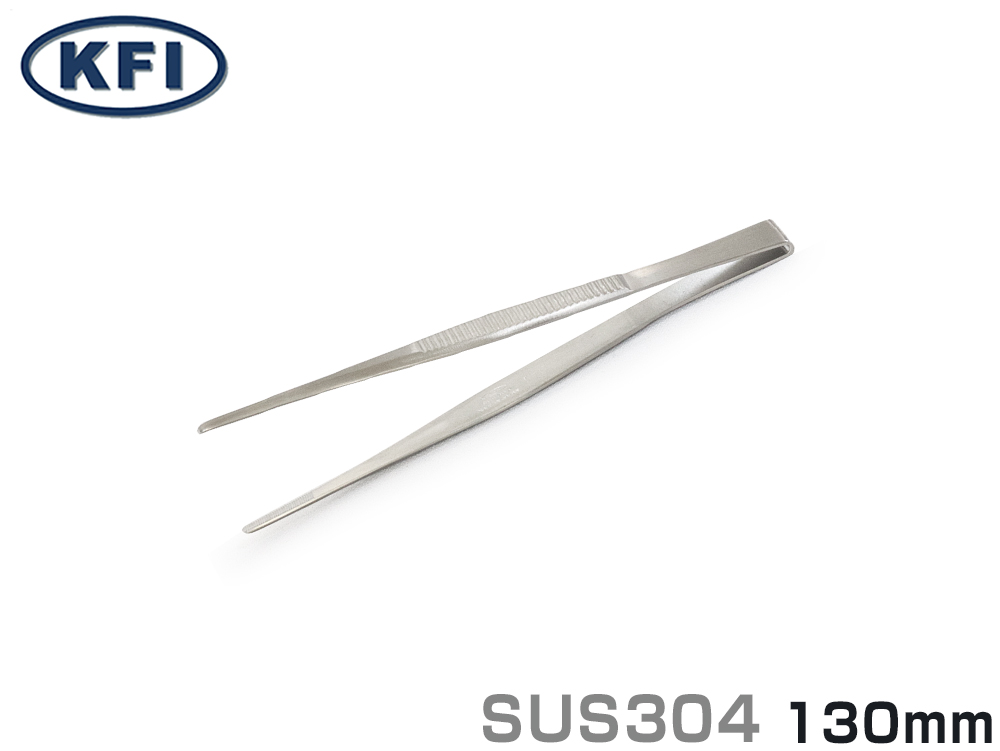 k-17ステンレスピンセット V13A 品番173111 全長130mm | コクゴeネット