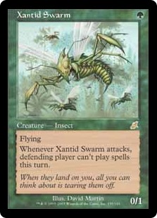 ザンティッドの大群/Xantid Swarm》[SCG] 緑R | 日本最大級 MTG通販