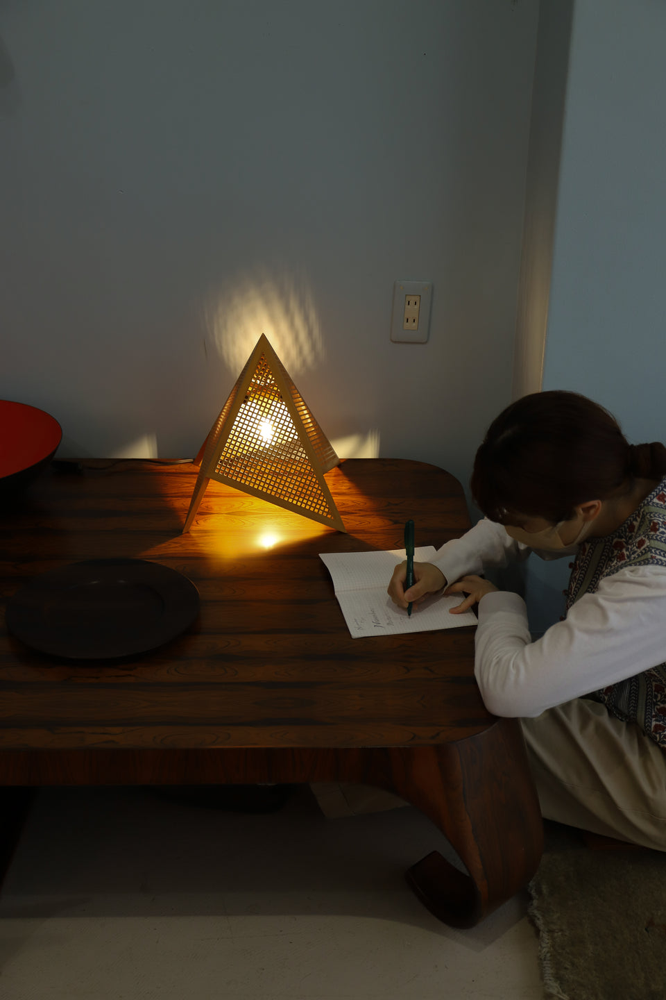 林木工芸 木のあかり ソフトランディング 照明 林久雄/“Soft Landing