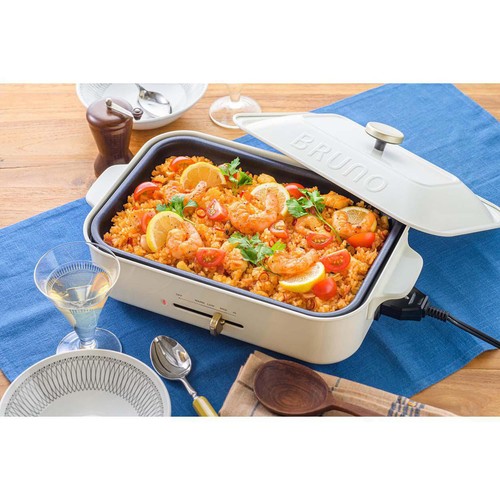 BRUNO ブルーノ コンパクトホットプレート BOE021-WH ホワイト Green