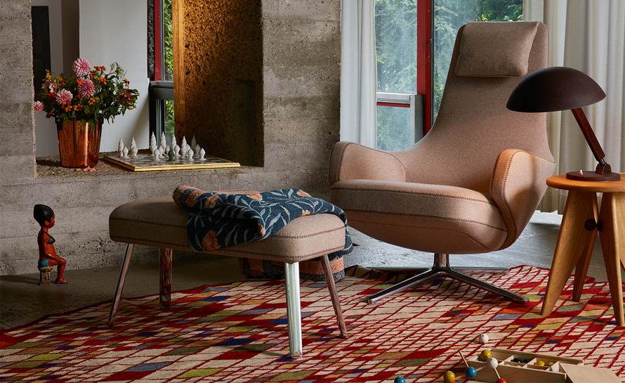 repos lounge chair & ottoman | hive