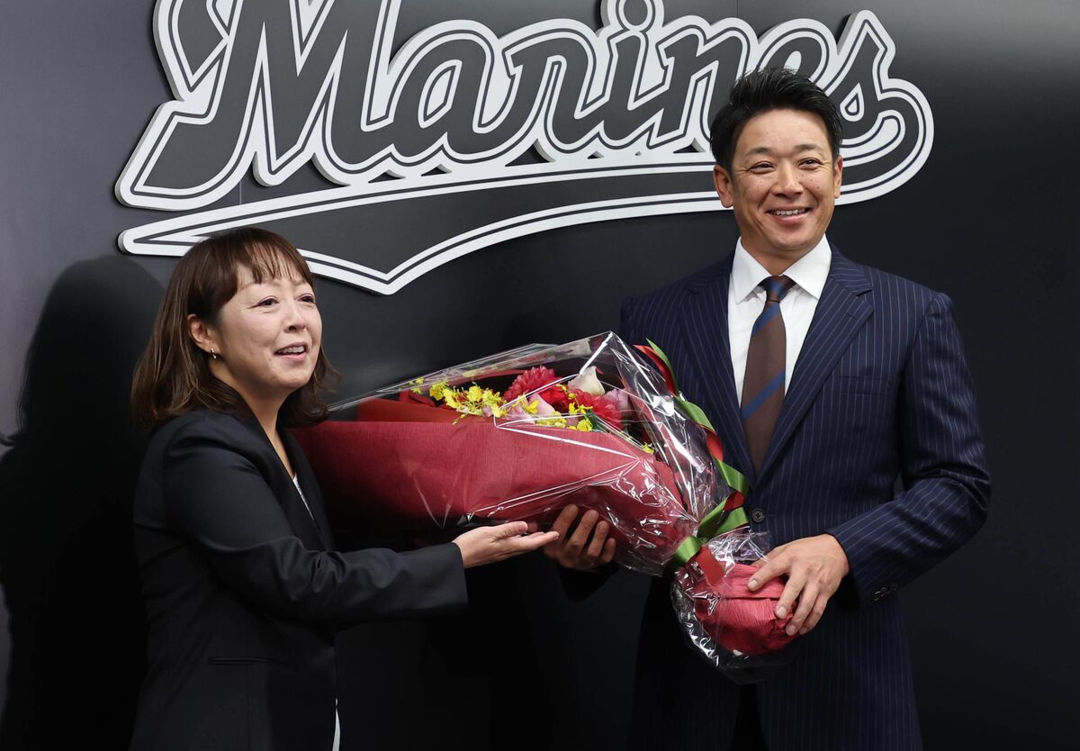 ロッテ】サブロー新監督が就任会見「厳しい練習をして若手が羽ばたける