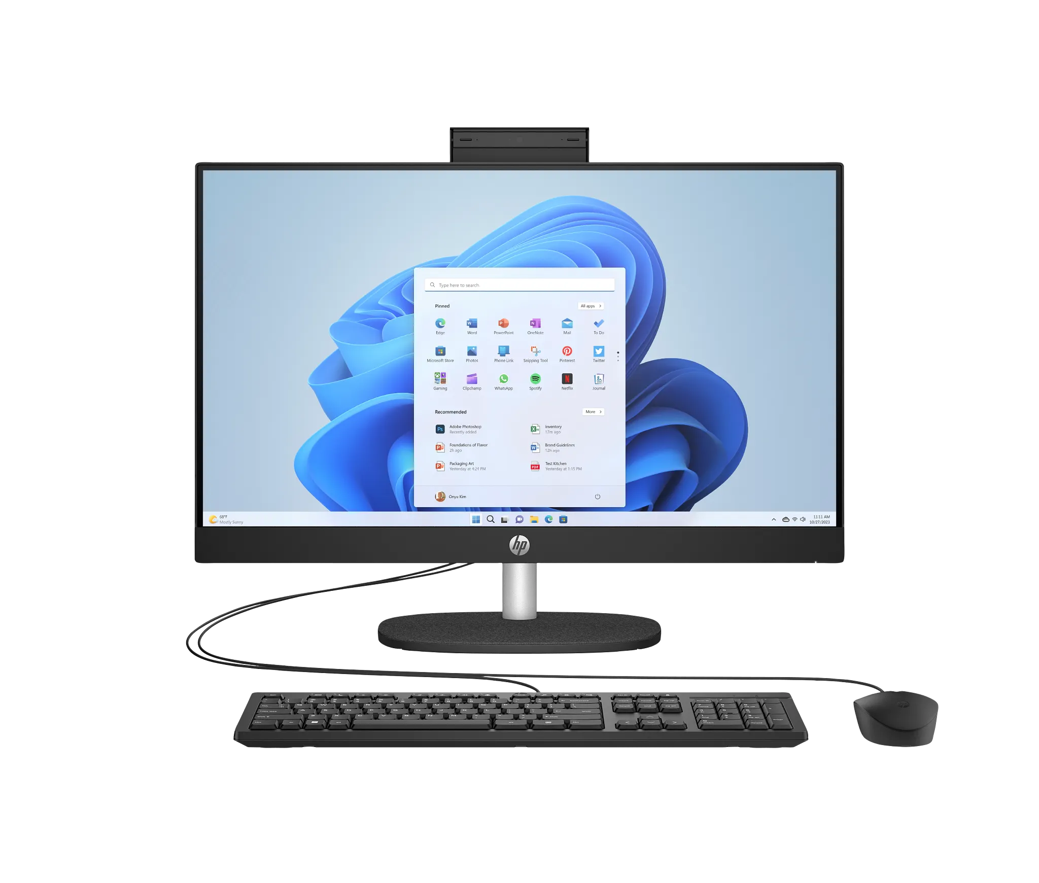 HP All-in-One 24-cr1000t, 23.8