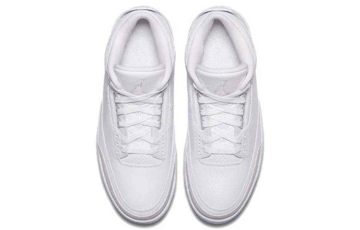 Size 9 - Air Jordan 3 Retro Triple White for sale online | eBay