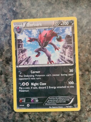 Pokemon TCG Zoroark XY Base Set 73/146 Reverse Holo Rare | eBay