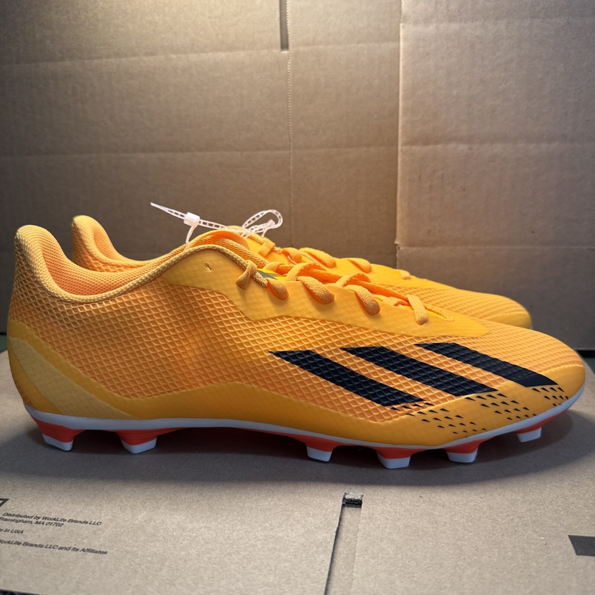 Adidas X Speedportal 4 Men's Soccer Cleets Neon Orange Size US 13