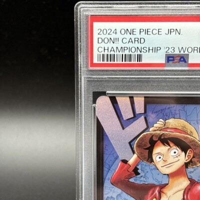 ワンピースカード PSA10 ルフィドンカード 2024ワールドファイナル