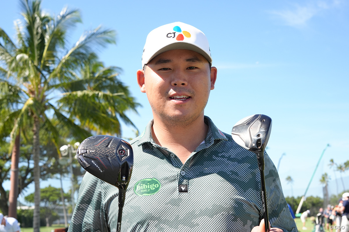 キャロウェイの未発売モデル「QUANTUM」のフェアウェイウッドをツアー