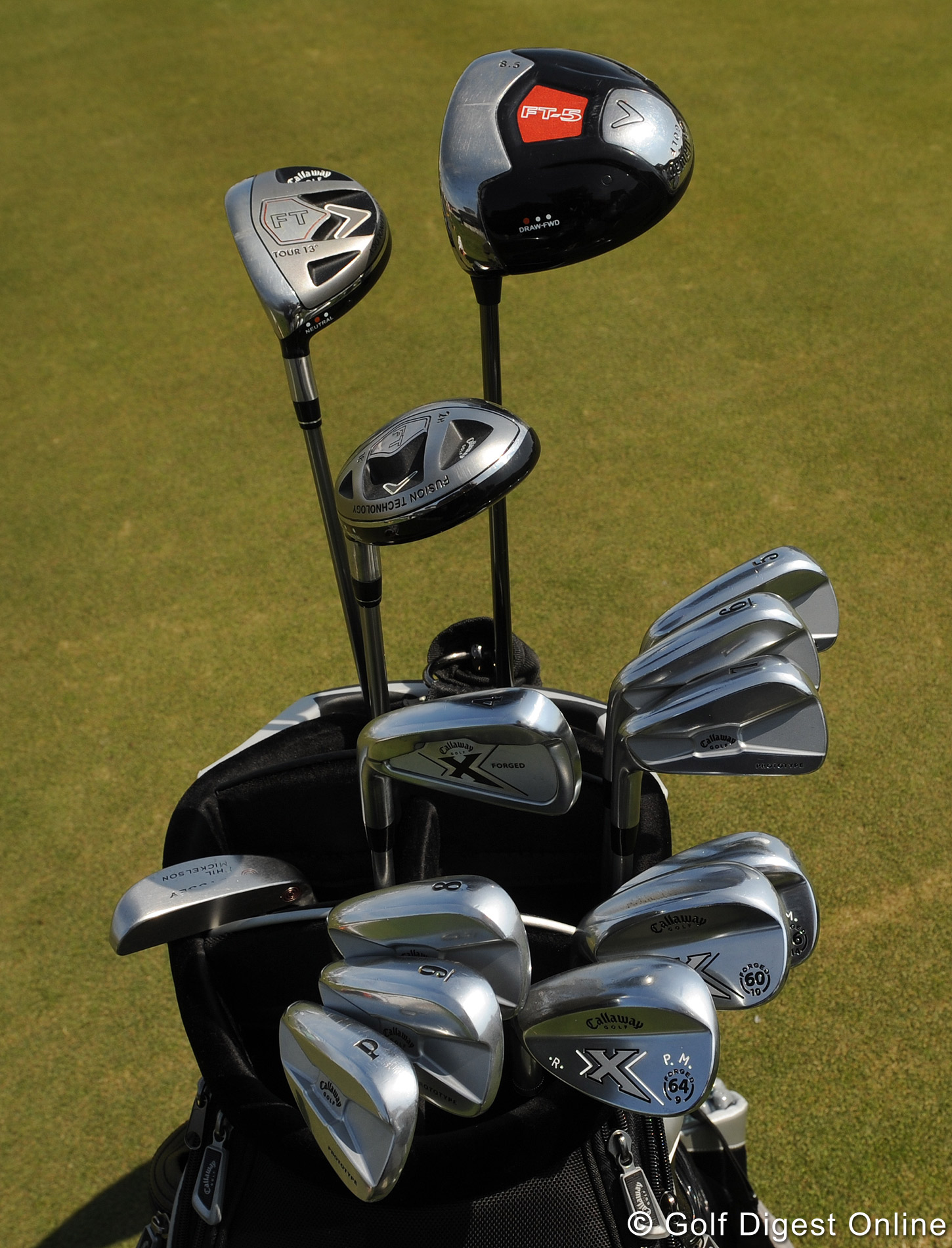 フィル・ミケルソン クラブセッティング 2008年「WGC アクセンチュア