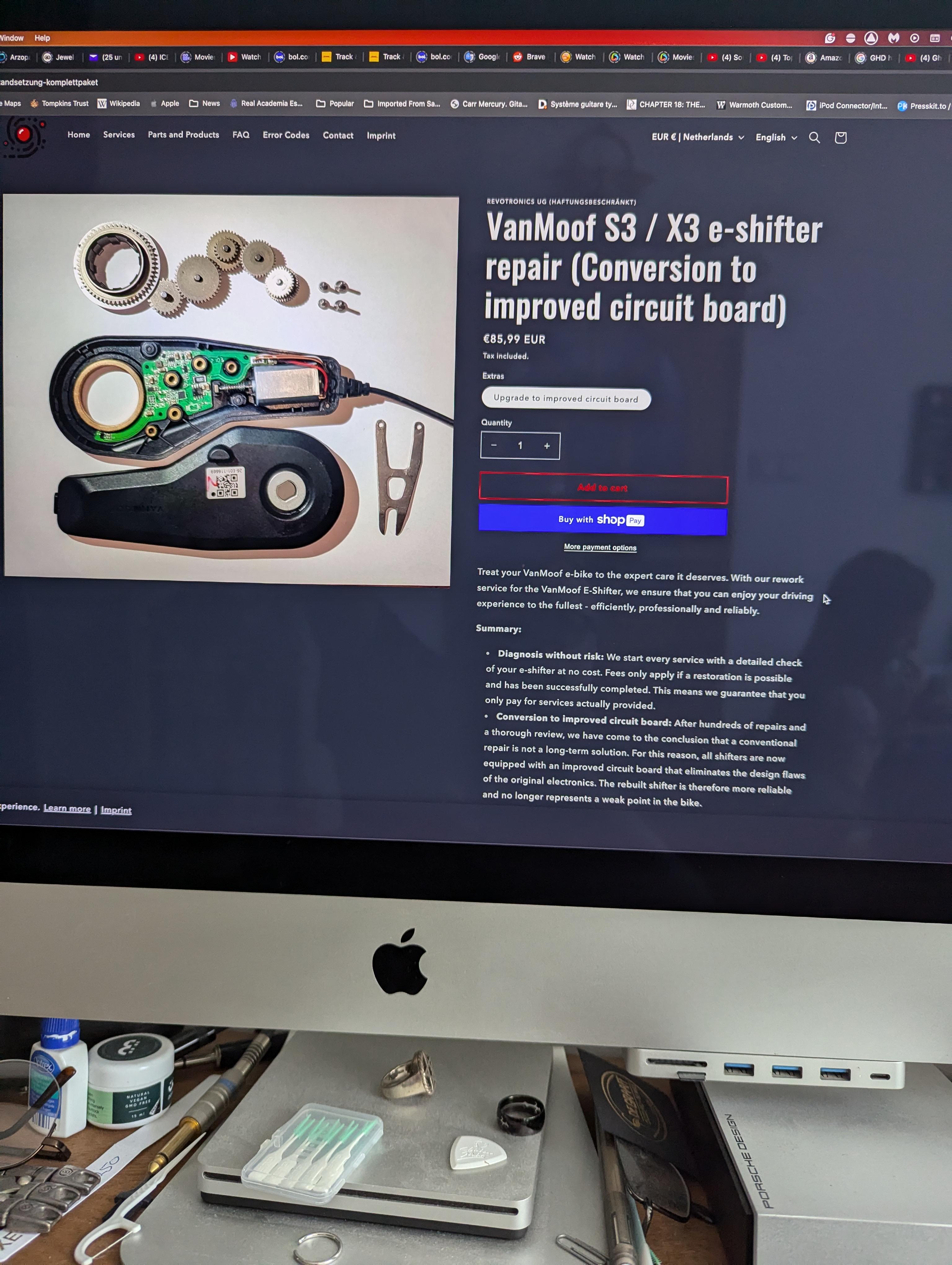 エラー44 - メインコントロールボードの問題で、eShifterじゃないの