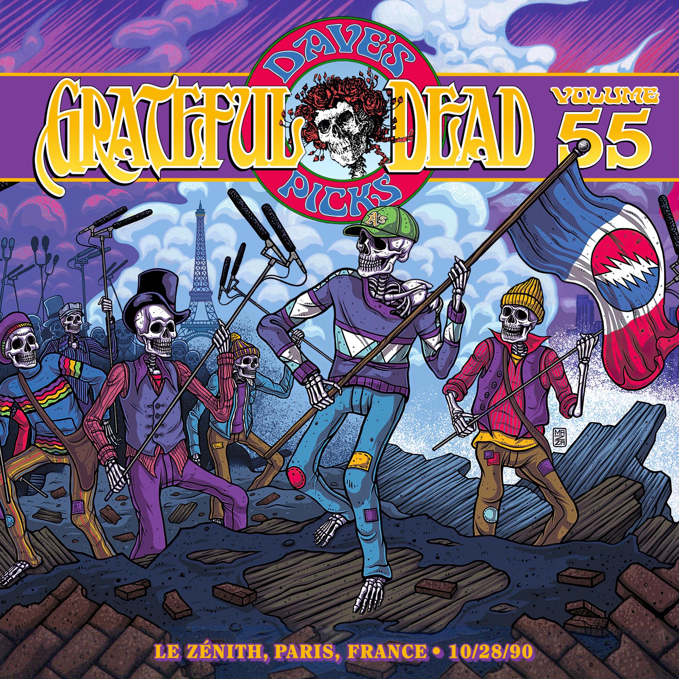 Hi-res album cover art for Grateful Dead - Dave's Picks Vol. 55