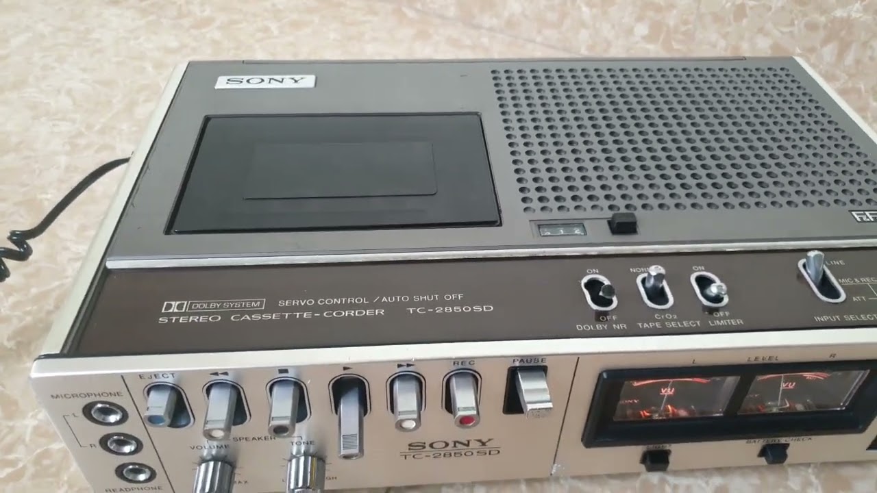 Cassette SONY TC-2850SD - YouTube