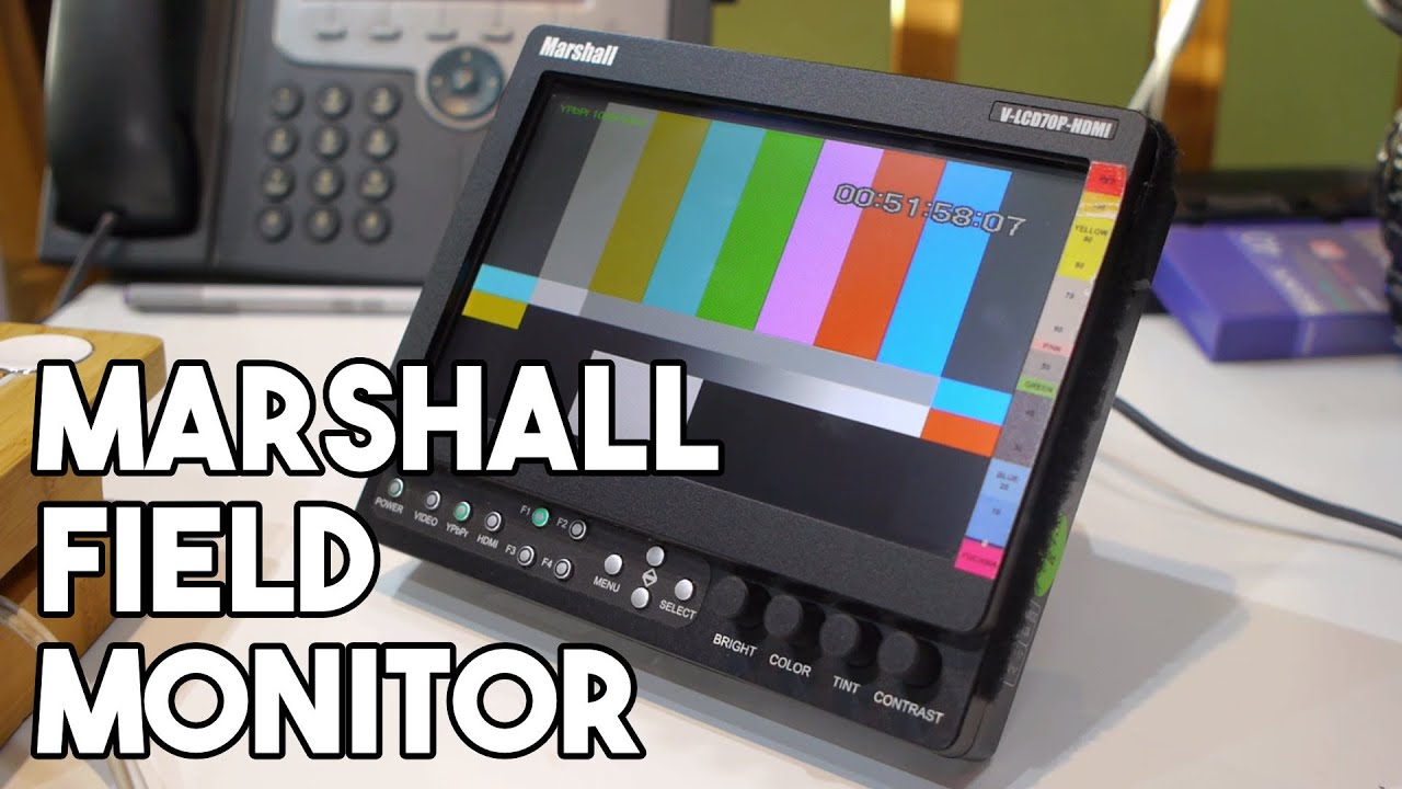 Marshall V-LCD70P-HDMI Field Monitor Overview - YouTube