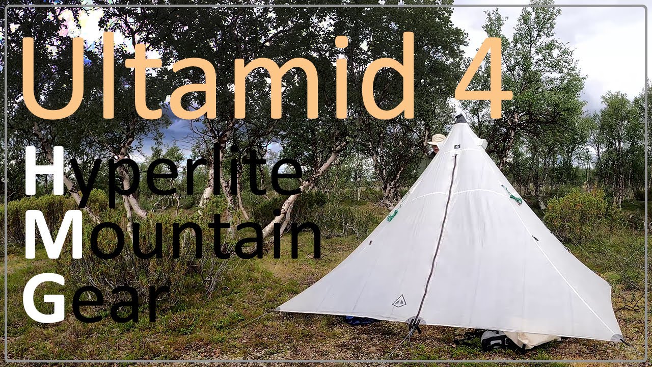 Ultamid 4 - Pyramid Tent from HMG - YouTube