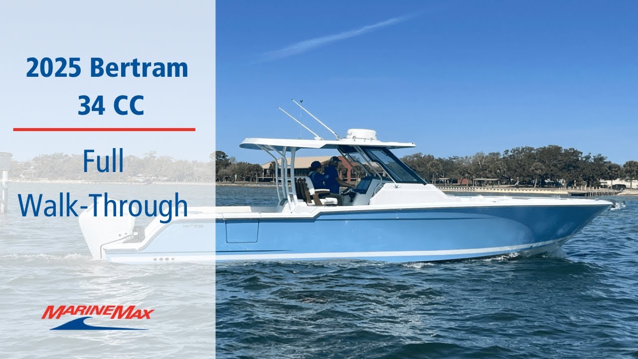 2025 Bertram 34 CC | Full Walkthrough - YouTube