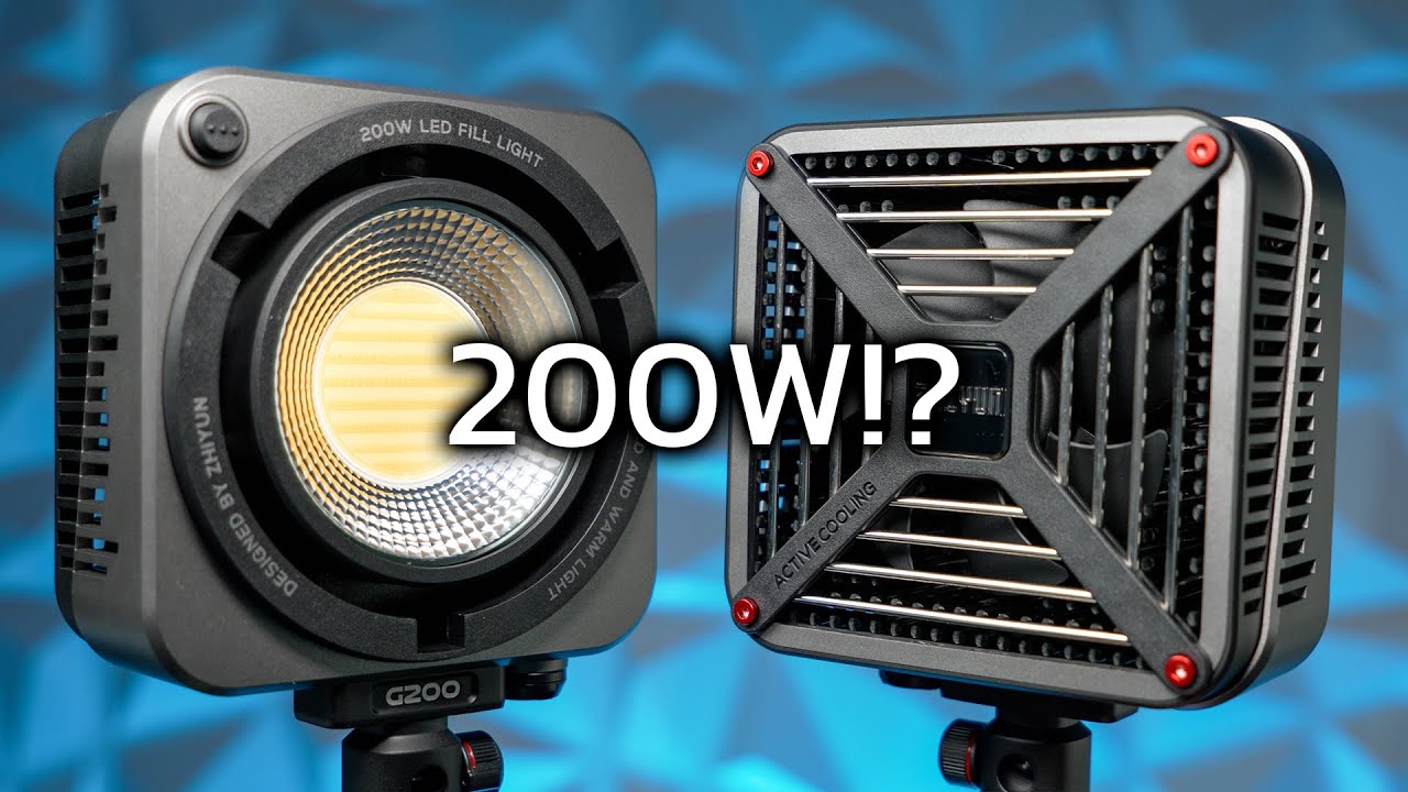 Zhiyun Molus G200 Review - TINY 200W Light! - YouTube
