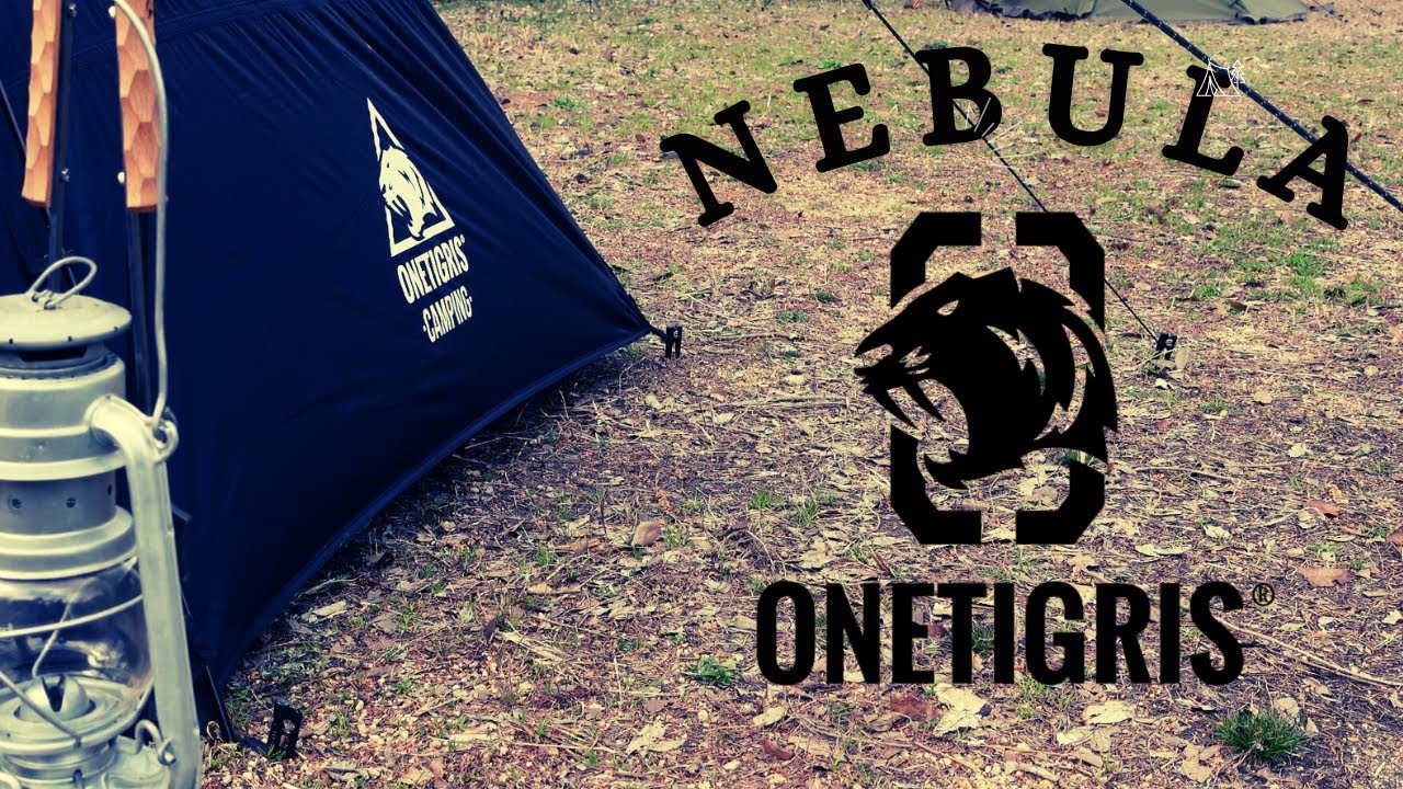 テント設営】ONETIGRISのNEBULAを試し張り&トラ連れキャンプ - YouTube
