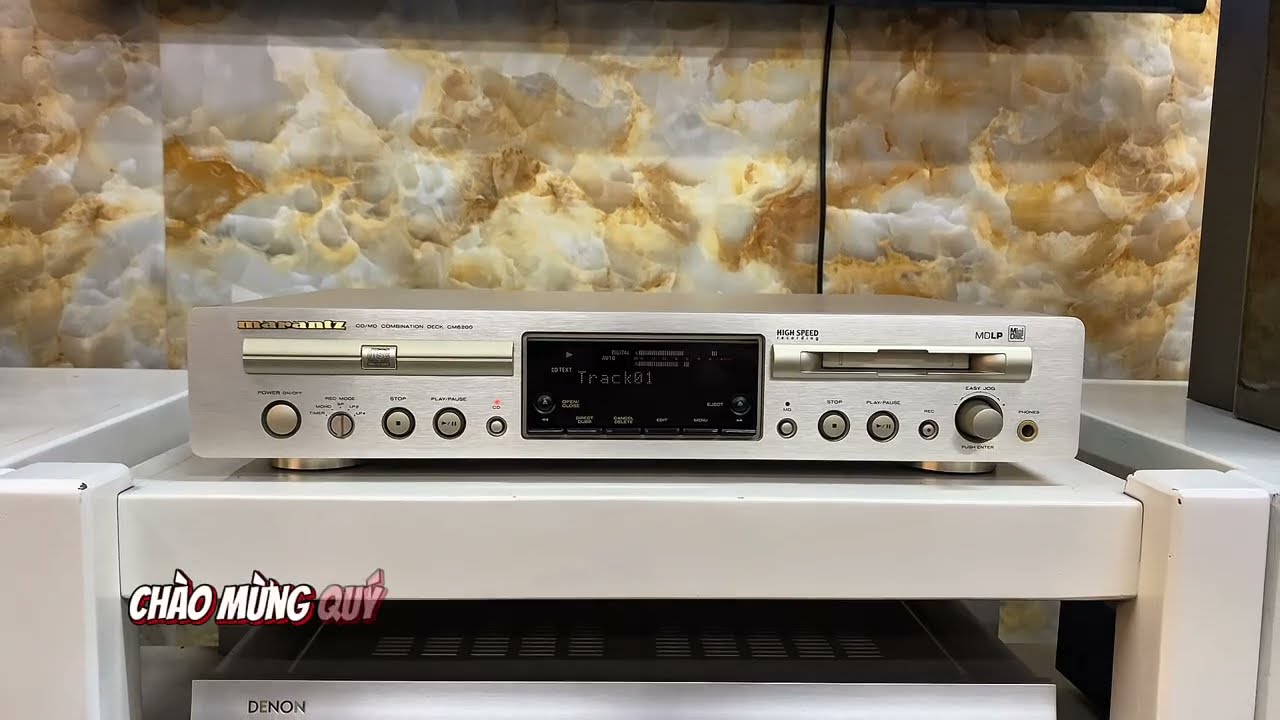 The Marantz CM6200 is a 3-in-1 integrated DAC-CD-MD player. - YouTube