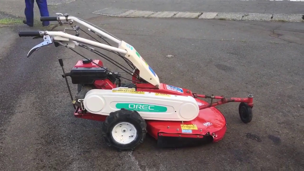 OREC 自走式 草刈機 ロータリーオートモア AM61B 後進OK 使ってみまし