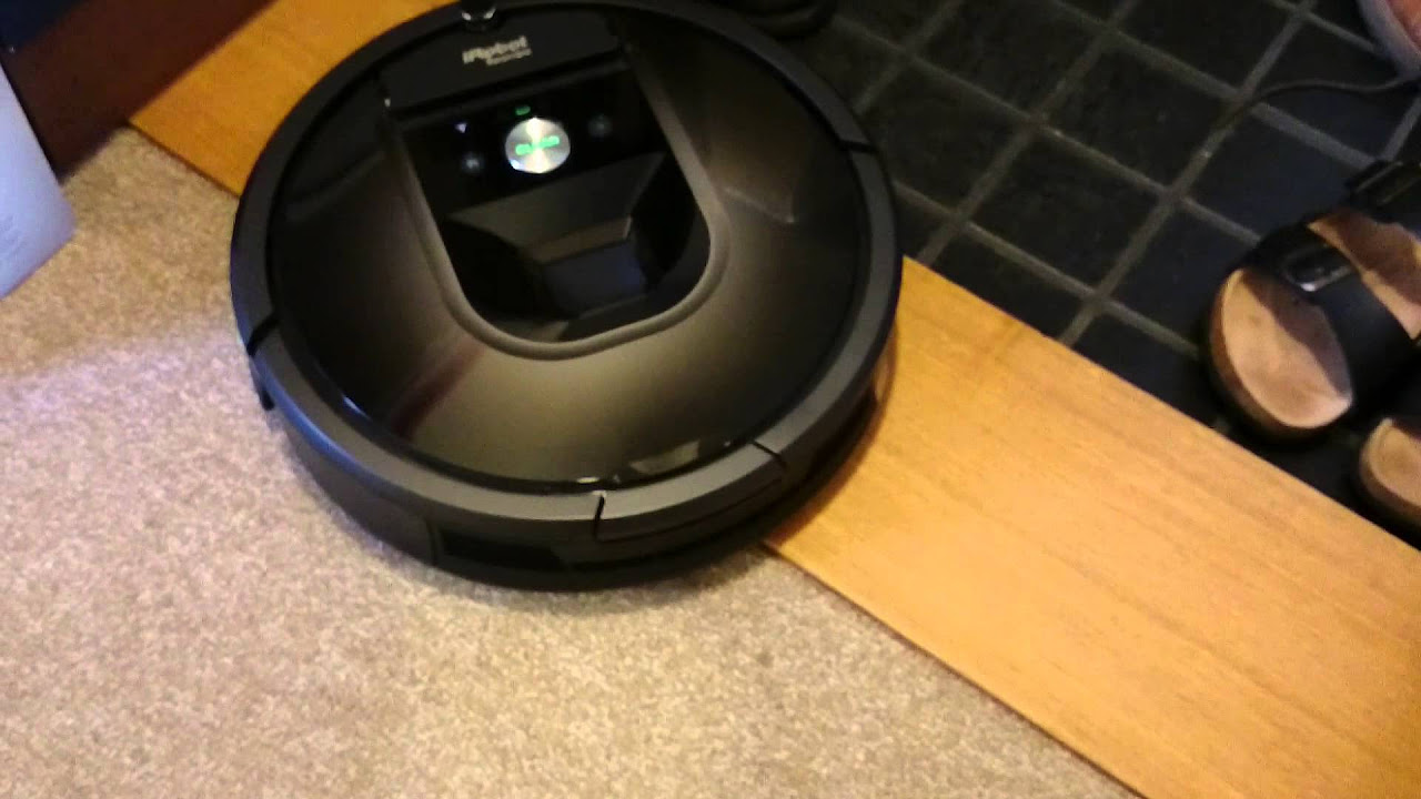 ルンバ980：土間との段差をセンサーが感知 - YouTube