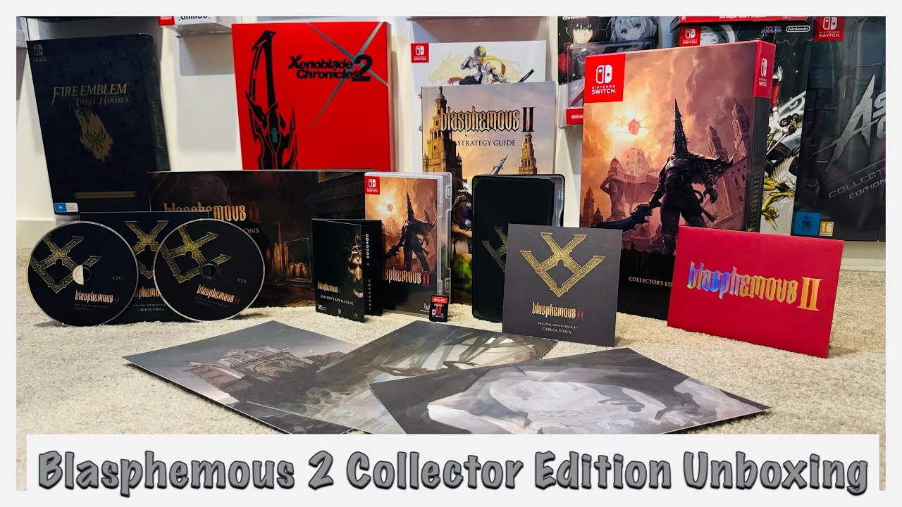 Blasphemous 2 Collector Edition Unboxing 😍😍 - YouTube